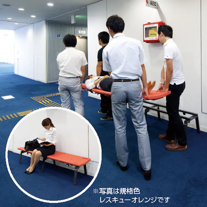 【CAINZ-DASH】テラモト レスキューボードベンチ ブルー BC-309-118-3【別送品】