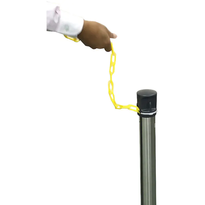 【CAINZ-DASH】テラモト チェーンスタンド プラチェーン 黄 SU-662-100-6【別送品】