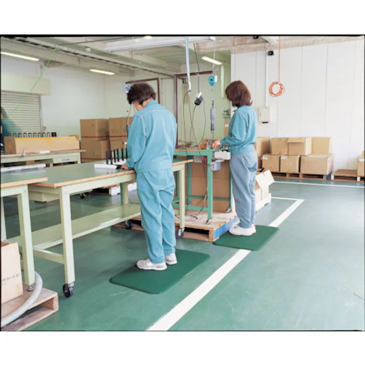 【CAINZ-DASH】テラモト スタンディングマット2 緑 500×600mm MR-062-522-1【別送品】