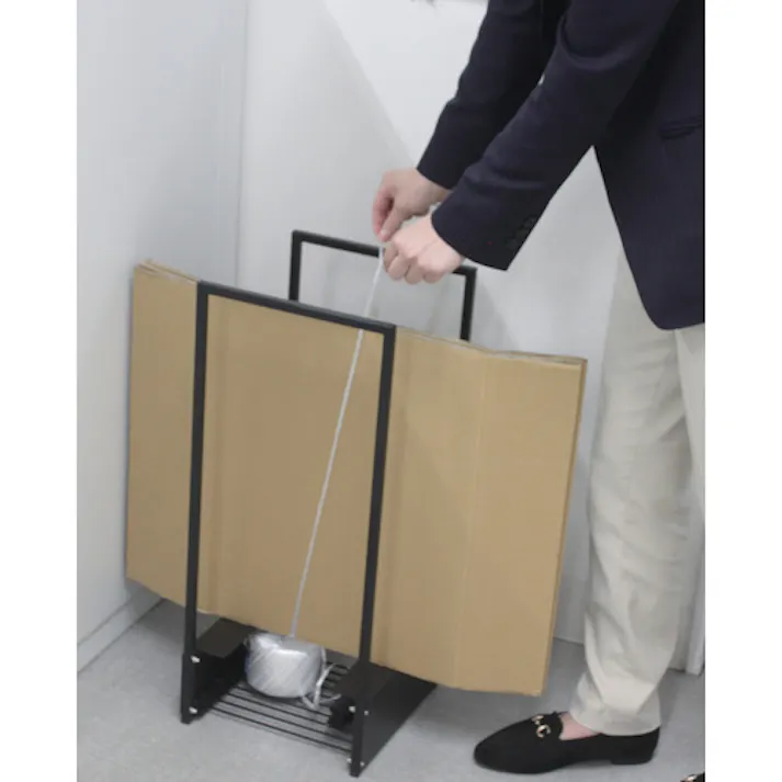 【CAINZ-DASH】テラモト ダンボールストッカーコンパクト DS-250-110-0【別送品】