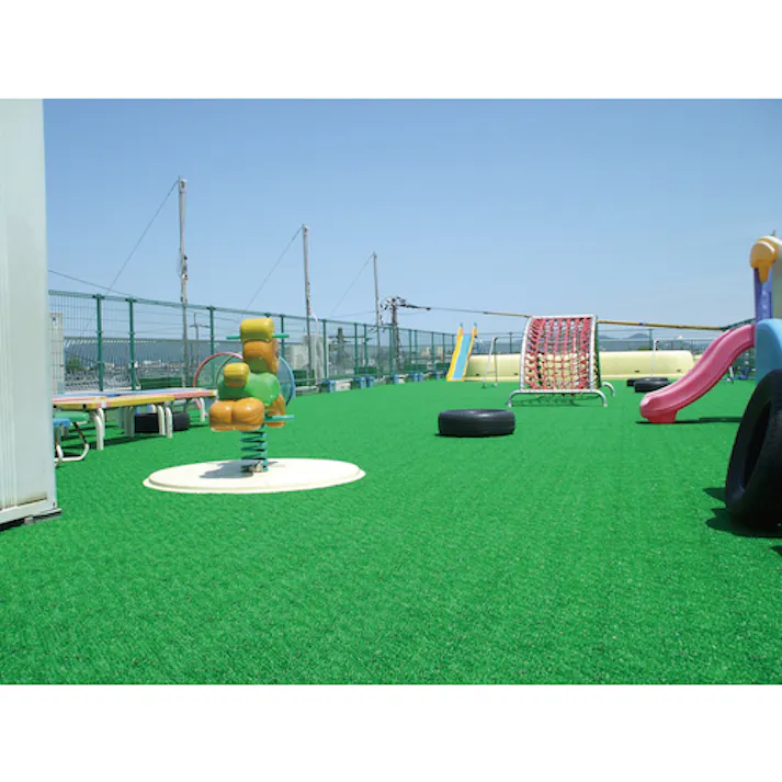 【CAINZ-DASH】テラモト ユニットターフα 緑 300x300mm MR-001-378-1【別送品】