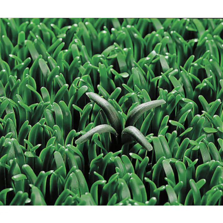 【CAINZ-DASH】テラモト ユニットターフα 緑 300x300mm MR-001-378-1【別送品】