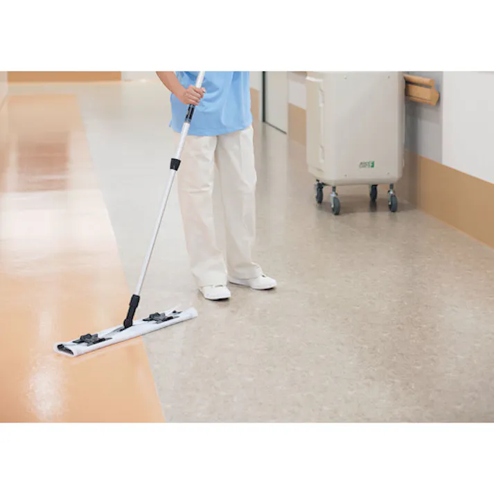 【CAINZ-DASH】テラモト ライトモップ黒パイプ柄90cm CL-352-090-0【別送品】