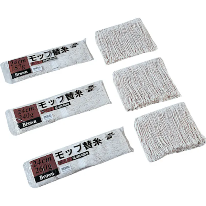 【CAINZ-DASH】テラモト 糸ラーグ 茶パック 24cm 260g CL-361-526-0【別送品】