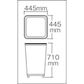 【CAINZ-DASH】テラモト グランド４４０角Ｒ３２緑 DS-197-444-1【別送品】