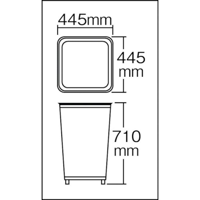 【CAINZ-DASH】テラモト グランド４４０角Ｒ３２緑 DS-197-444-1【別送品】