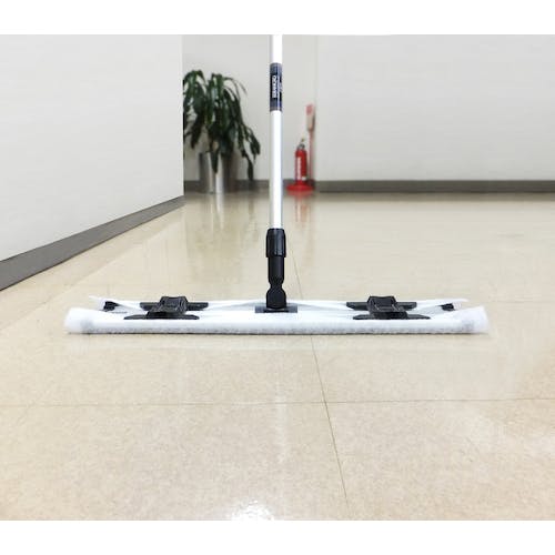 ③テラモト　ライトモップ(アルミ130)60㎝　CL-352-560-0　予備のヘッド付　LightMop 取扱説明書付　薄型ヘッド　TERAMOTO ライトモップ アルミ柄 | 株式会社テラモト