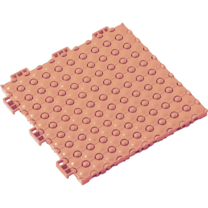 【CAINZ-DASH】テラモト 抗菌フミンゴ オレンジ 300×300mm MR-085-076-5【別送品】