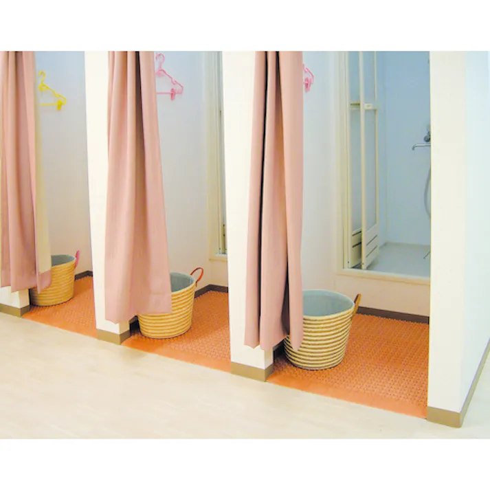 【CAINZ-DASH】テラモト 抗菌フミンゴ オレンジ 300×300mm MR-085-076-5【別送品】