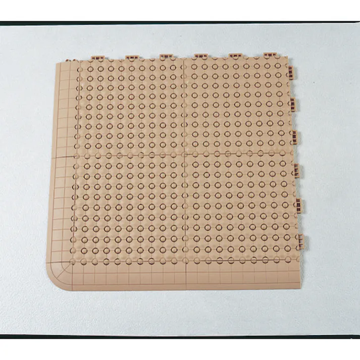 【CAINZ-DASH】テラモト 抗菌フミンゴ オレンジ 300×300mm MR-085-076-5【別送品】