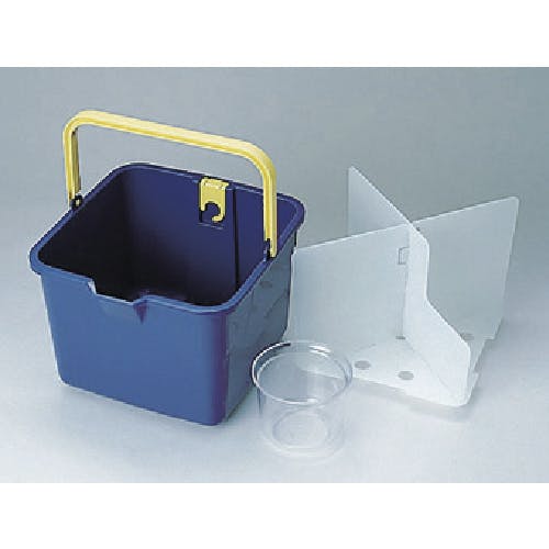 テツです CAINZ-DASH】テラモト 仕切り付きバケツ青 CE-447-000-0【別送品