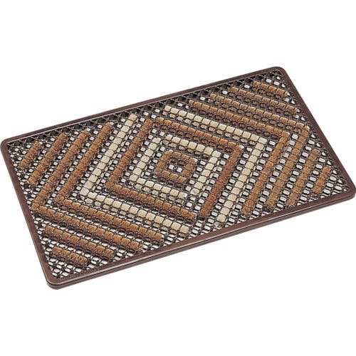 テラモト テラマットダイヤ 450×750mm コーヒー MR-100-320-4 玄関マット テラモト テラマットダイヤ 450×750mm コーヒー MR-100-320-4 玄関マット