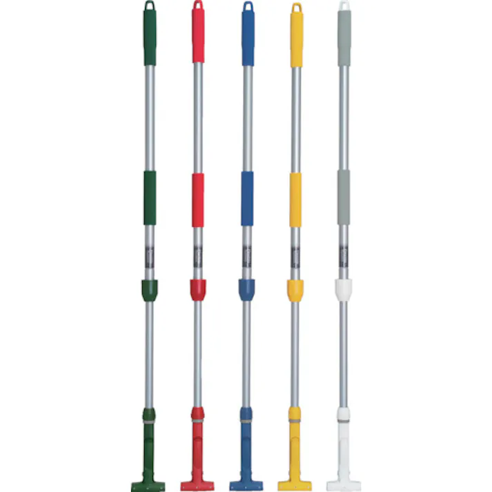 【CAINZ-DASH】テラモト FXハンドルアルミ伸縮柄 1110~1800mm イエロー CL-374-100-5【別送品】