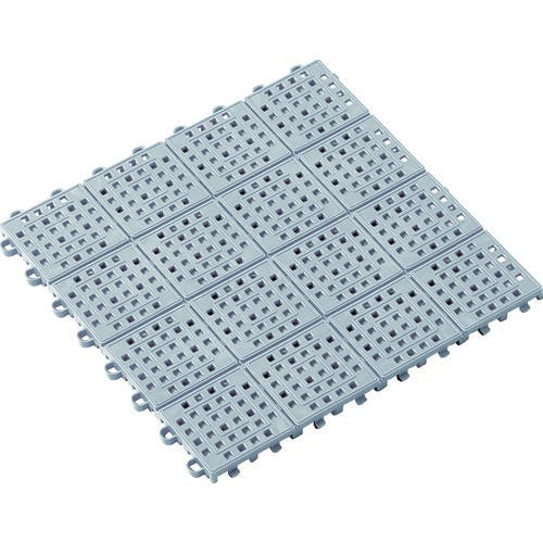 テラモト タッチマットツー 灰 300×300mm MR-064-176-7 ジョイントスノコ テラモト タッチマットツー 灰 300×300mm MR-064-176-7 ジョイントスノコ
