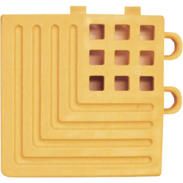 【CAINZ-DASH】テラモト タッチマット2専用ふち 角ふち 黄 MR-064-690-5【別送品】