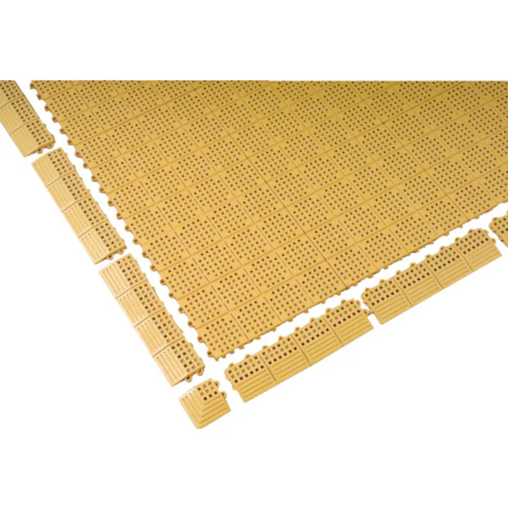 【CAINZ-DASH】テラモト タッチマット2専用ふち 中ふちオス 黄 MR-064-693-5【別送品】