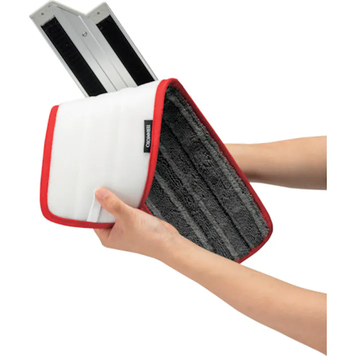 【CAINZ-DASH】テラモト モップ用替糸(防滑床用) FXスベールラーグ 45cm グレー CL-315-345-5【別送品】