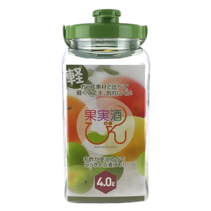 果実酒びん S 角型 4.0L