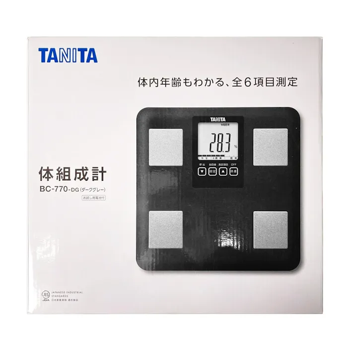 タニタ 体組成計 ダークグレー BC-770-DG