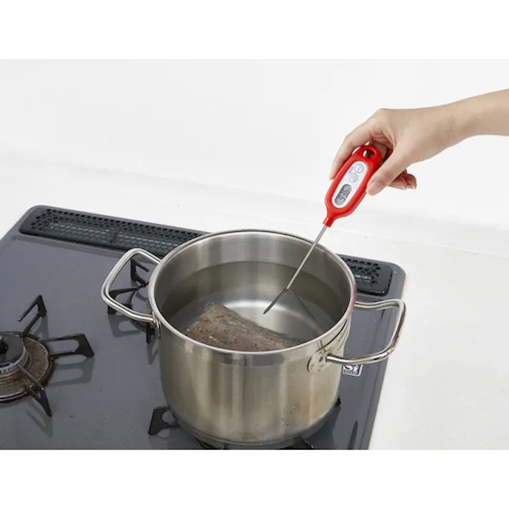 【CAINZ-DASH】タニタ デジタル温度計TT508NRD TT-508N-RD【別送品】