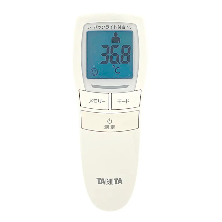 タニタ 非接触体温計 アイボリー BT-543
