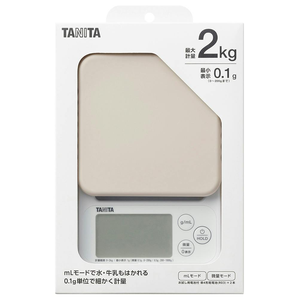 タニタ キッチン スケール Tanita KJ-215 2019年製 デジタルクッキングスケール KJ-215 | タニタオンラインショップ