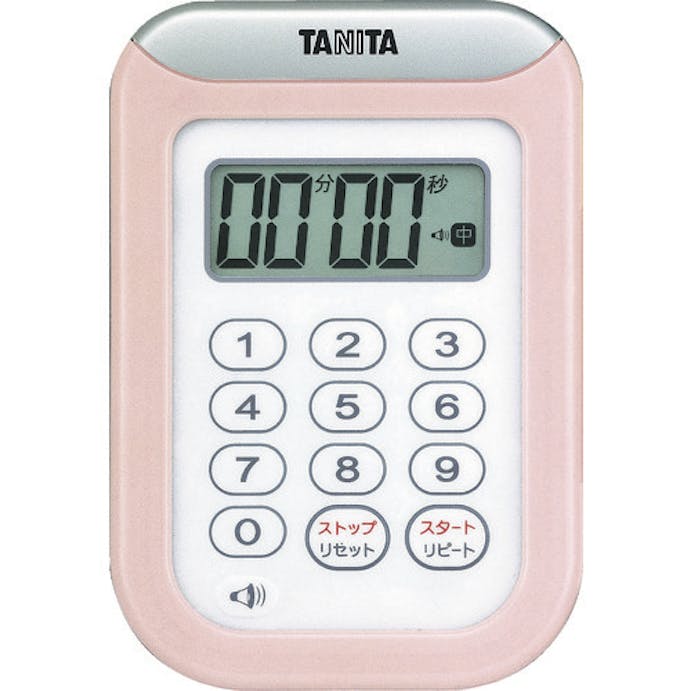 【CAINZ-DASH】タニタ 丸洗いタイマー１００分計　ＴＤ‐３７８‐ＰＫ TD-378-PK【別送品】
