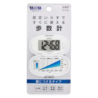 タニタ 歩数計 PD-645 ホワイト