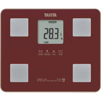 【CAINZ-DASH】タニタ 体組成計　ＢＣ－７２２－ＲＤ【別送品】