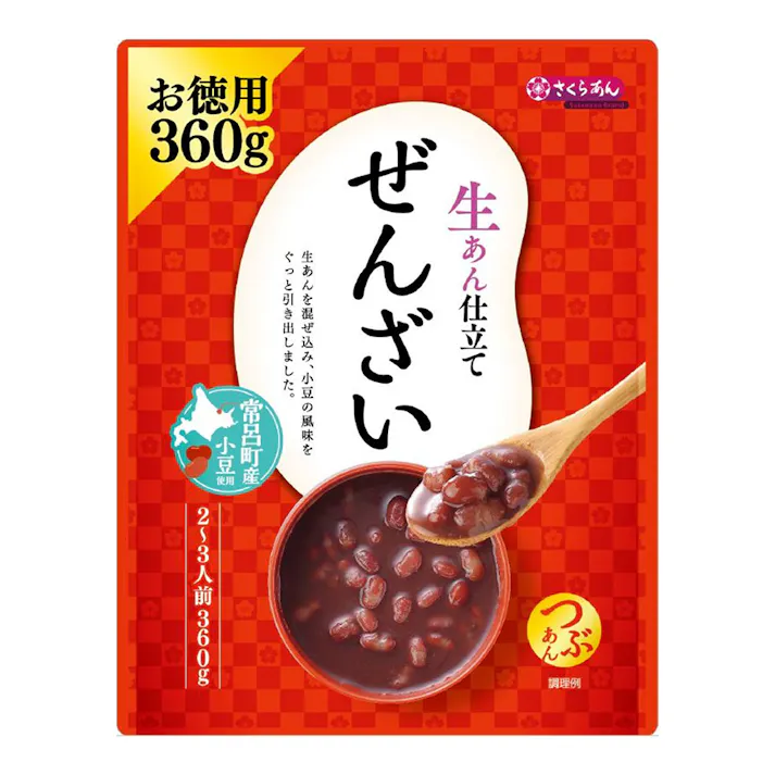 生あん仕立て ぜんざい お徳用 360g