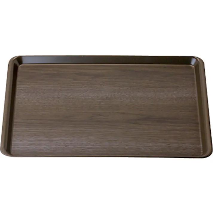 【CAINZ-DASH】蝶プラ工業 ノンスリップトレー 3525 ウッドグレイン 202125【別送品】