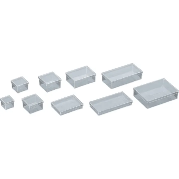 【CAINZ-DASH】蝶プラ工業 持続性透明帯電防止ケース フタ付 EBK1 781460【別送品】