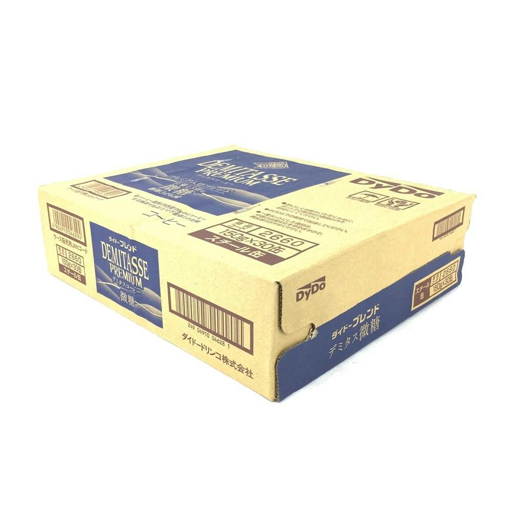 ケース販売】ダイドーブレンド デミタス微糖 缶 150g×30本 | 飲料・水
