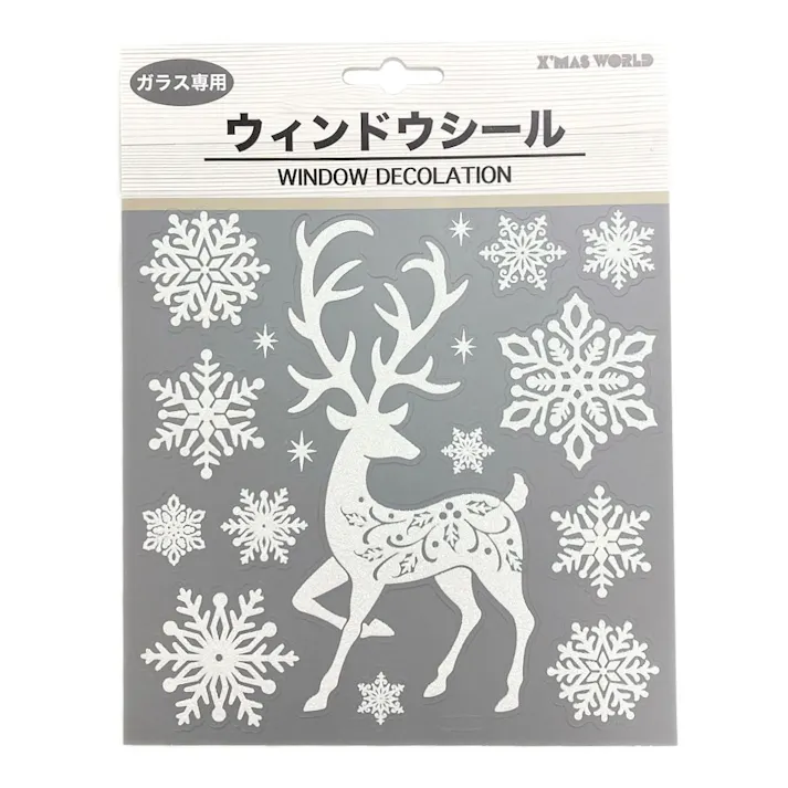 ウィンドウスノーシール トナカイ