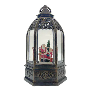 バブルLEDライト サンタ 六角