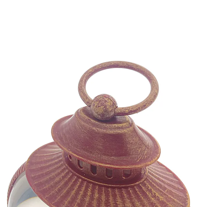 バブルLED ライト ランタン型 サンタ オルゴール付