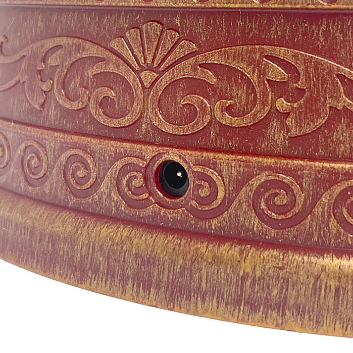 バブルLED ライト ランタン型 サンタ オルゴール付