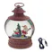 バブルLED ライト ランタン型 サンタ オルゴール付