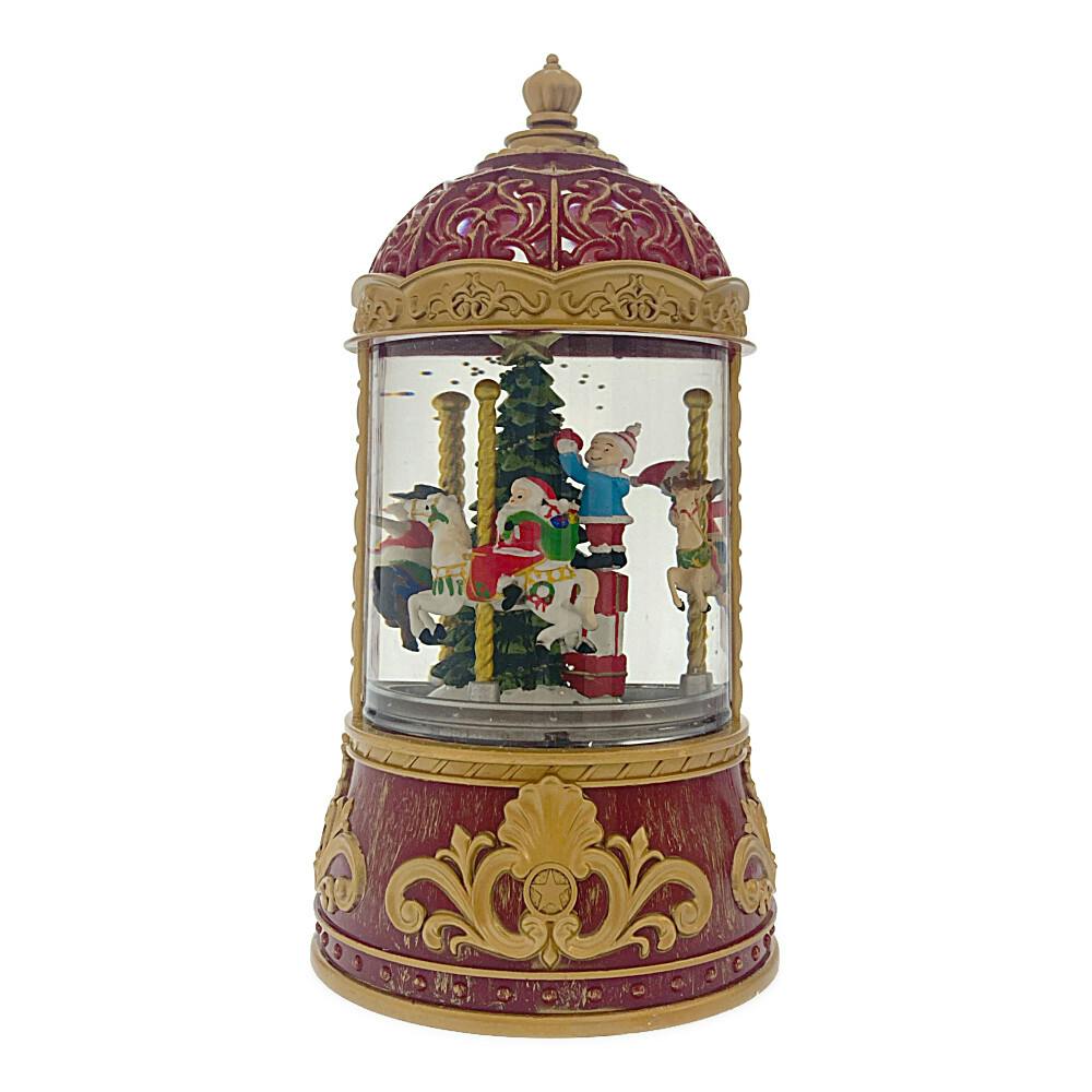 バブルLEDライト メリーゴーランド オルゴール付 | クリスマス用品