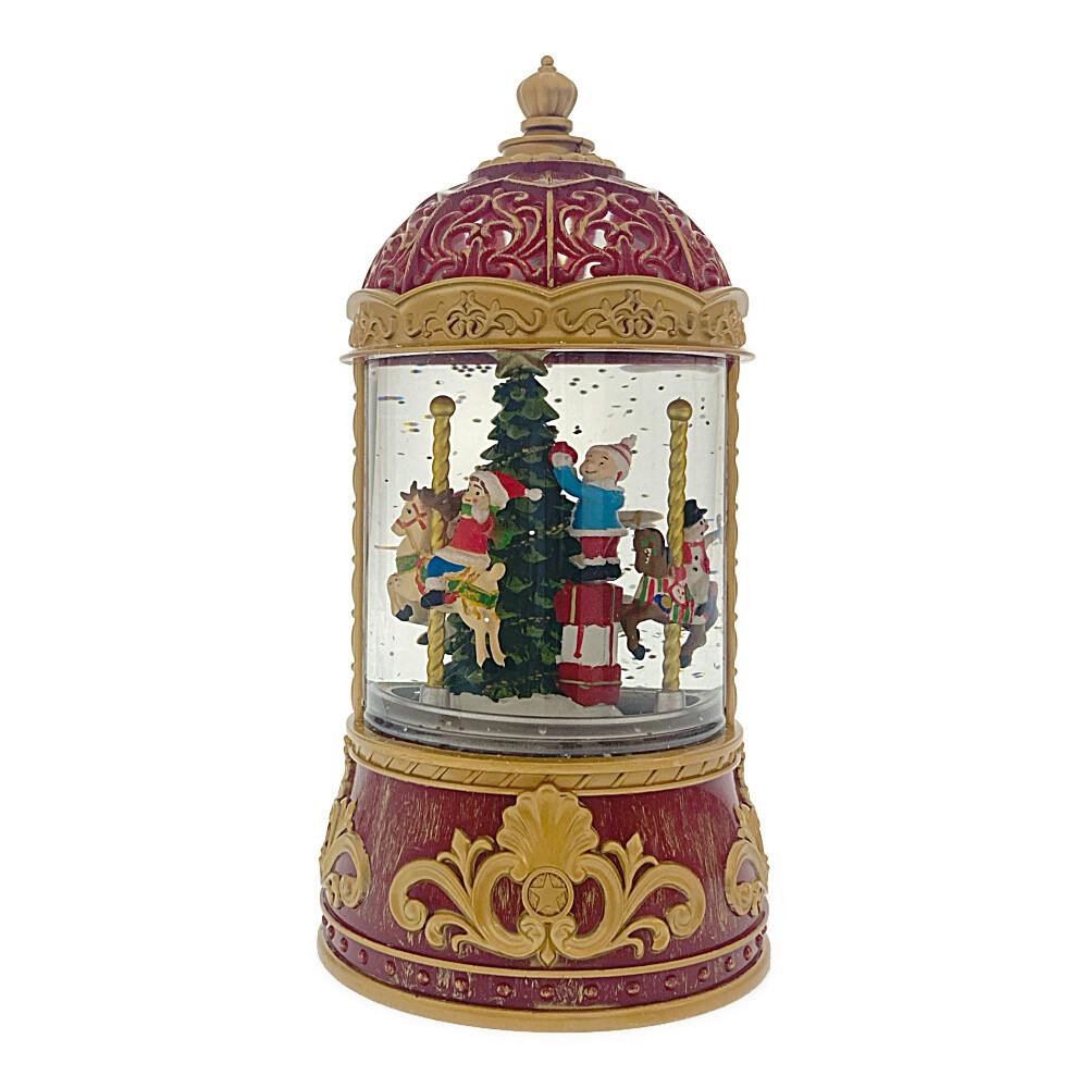 バブルLEDライト メリーゴーランド オルゴール付 | クリスマス用品