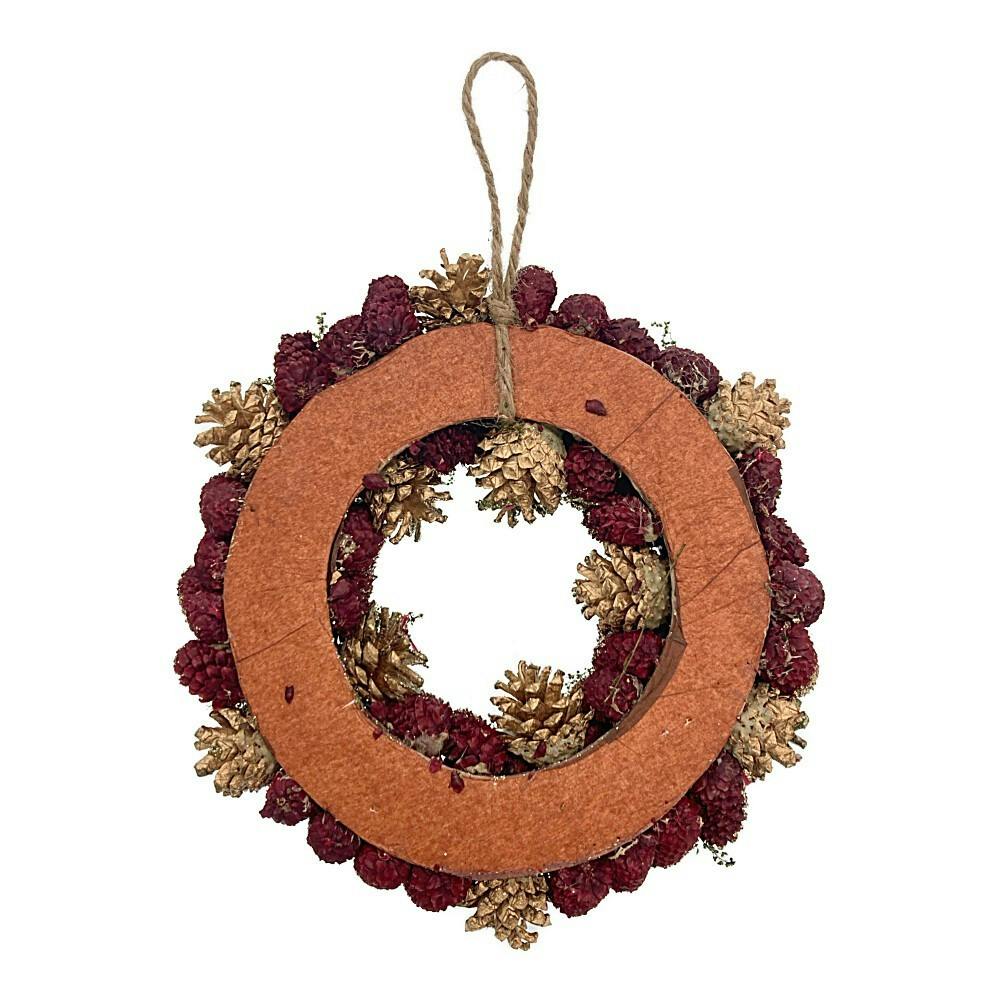 クリスマスリース レッド L | クリスマス用品 通販 | ホームセンターの