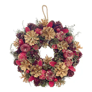 クリスマスリース レッド M