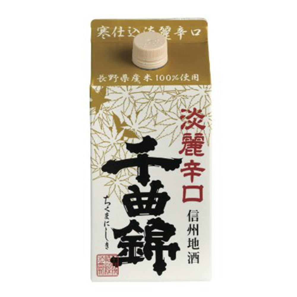 (長野)淡麗辛口 千曲錦 パック 900ml