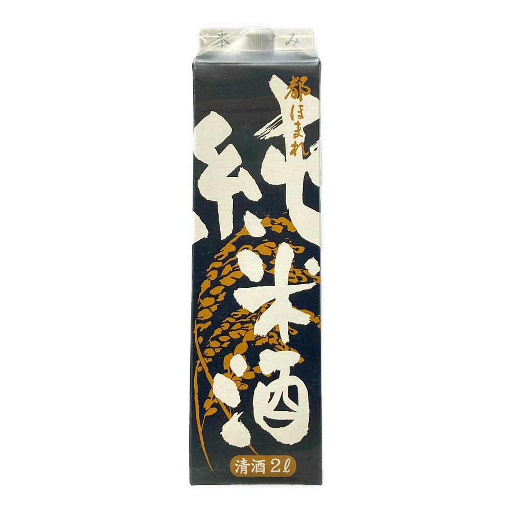 埼玉)東亜酒造 都ほまれ 純米酒 パック 2000ml【別送品】 | 酒・リカー