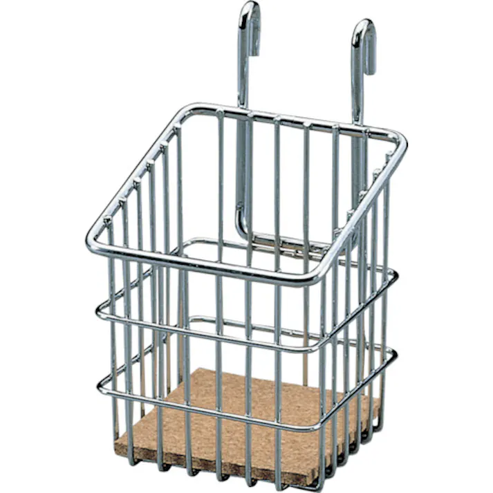 【CAINZ-DASH】アイリスオーヤマ 540143 メタルラック用小物入れバスケット 75×75×130 MR-77B【別送品】