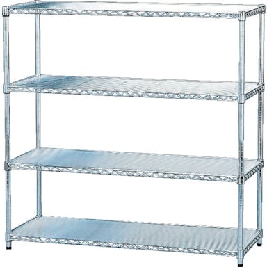 【CAINZ-DASH】アイリスオーヤマ ５３９６３０　メタルラック（ポール径２５）　１２００×４６０×１２００【別送品】