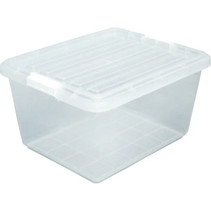【CAINZ-DASH】アイリスオーヤマ 229017 クリアBOX CB-25 クリア/ホワイト CB-25【別送品】