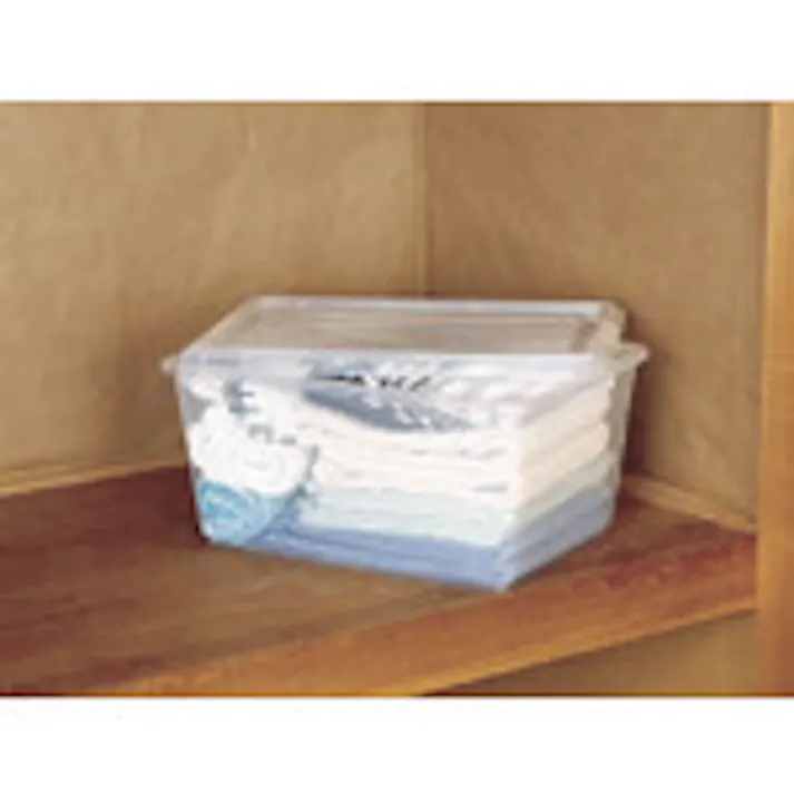 【CAINZ-DASH】アイリスオーヤマ 229017 クリアBOX CB-25 クリア/ホワイト CB-25【別送品】