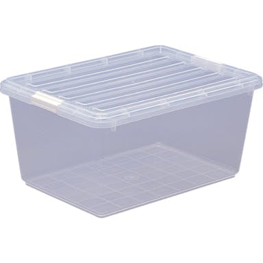 【CAINZ-DASH】アイリスオーヤマ ２２００５７　クリアＢＯＸ　ＣＢ－３８　クリア／ホワイト【別送品】