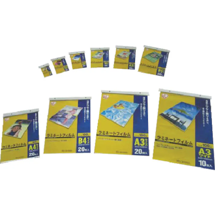 【CAINZ-DASH】アイリスオーヤマ 539175 ラミネートフィルム A5サイズ 20枚入 100μ LZ-A520【別送品】